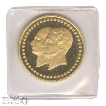 مدال طلا 5 گرمی بانک ملی (با پلمپ) - PF65 - محمد رضا شاه مدال طلا 5 گرمی بانک ملی (با پلمپ) - PF65 - محمد رضا شاه