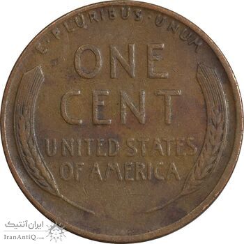 سکه 1 سنت 1944D لینکلن - VF30 - آمریکا