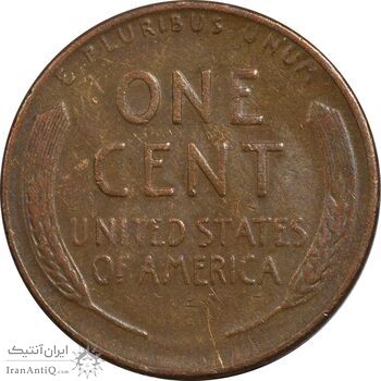 سکه 1 سنت 1946D لینکلن - VF30 - آمریکا