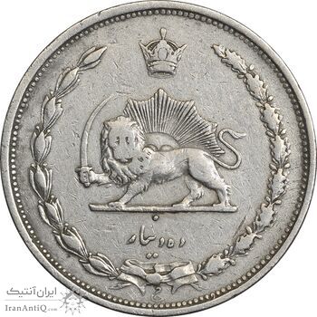 سکه 10 دینار 1310 نیکل - VF35 - رضا شاه