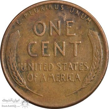 سکه 1 سنت 1954S لینکلن - VF35 - آمریکا