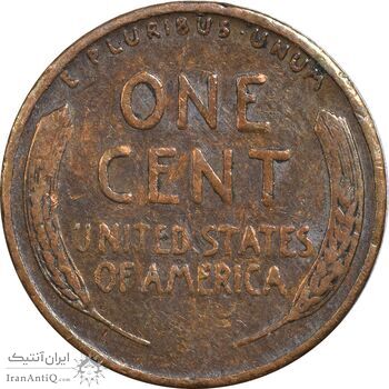 سکه 1 سنت 1954D لینکلن - VF35 - آمریکا