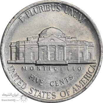 سکه 5 سنت 1995D جفرسون - MS61 - آمریکا