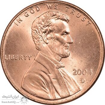 سکه 1 سنت 2004D لینکلن - MS64 - آمریکا