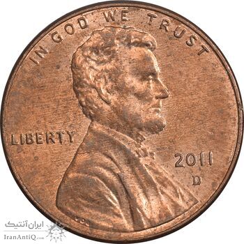 سکه 1 سنت 2011D لینکلن - MS61 - آمریکا