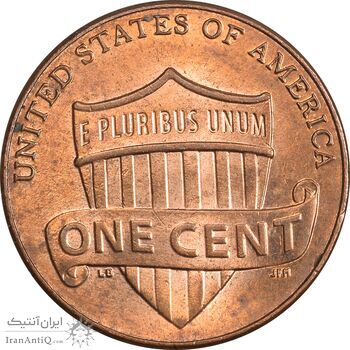 سکه 1 سنت 2012 لینکلن - MS63 - آمریکا