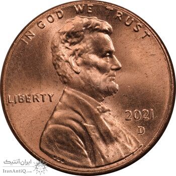 سکه 1 سنت 2021D لینکلن - MS64 - آمریکا