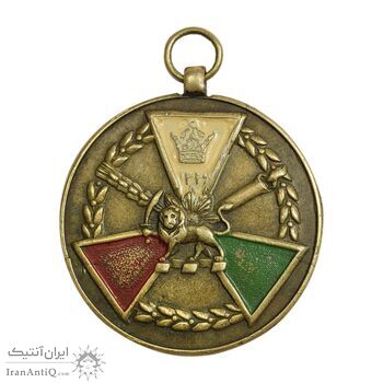 مدال کوشش درجه سه 1329 - EF - محمد رضا شاه