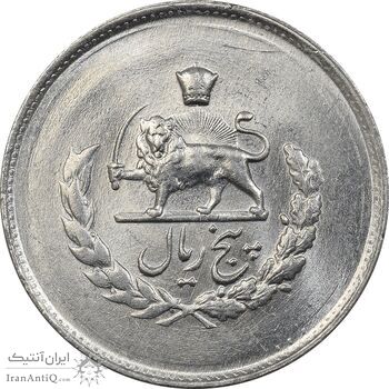 سکه 5 ریال 1336 مصدقی - MS63 - محمد رضا شاه