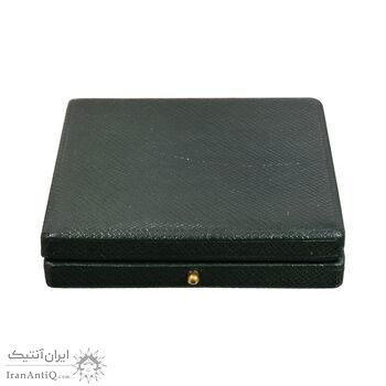 مدال برنز یادبود افتتاح سد سفید رود 1341 (با جعبه فابریک) - AU - محمد رضا شاه