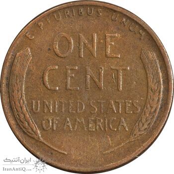 سکه 1 سنت 1955D لینکلن - VF35 - آمریکا