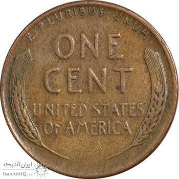 سکه 1 سنت 1957D لینکلن - EF40 - آمریکا