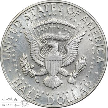 سکه نیم دلار 1967 کندی - MS61 - آمریکا