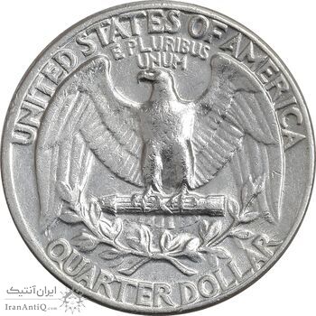 سکه کوارتر دلار 1964 واشنگتن - EF45 - آمریکا سکه کوارتر دلار 1964 واشنگتن - EF45 - آمریکا