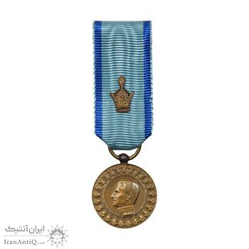 مدال یادبود آویزی بیست و پنجمین سده (شب) - UNC - محمد رضا شاه