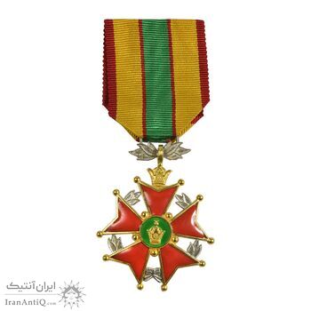 نشان خدمت شهربانی درجه دو (ضرب سوئد) - AU - محمد رضا شاه