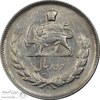 سکه 10 ریال 1350 - AU50 - محمد رضا شاه سکه 10 ریال 1350 - AU50 - محمد رضا شاه