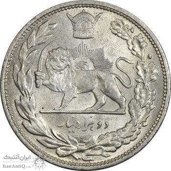 سکه 2000 دینار 1306L تصویری - MS62 - رضا شاه سکه 2000 دینار 1306L تصویری - MS62 - رضا شاه