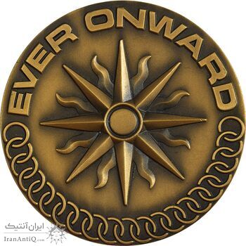 مدال یادبود بازی های آسیایی تهران 1353 (جعبه فابریک) - UNC - محمد رضا شاه