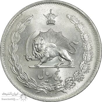 سکه 5 ریال 1310 - MS63 - رضا شاه سکه 5 ریال 1310 - MS63 - رضا شاه