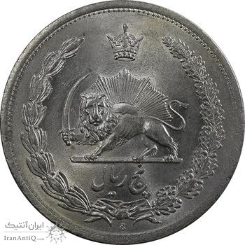 سکه 5 ریال 1312 - MS63 - رضا شاه