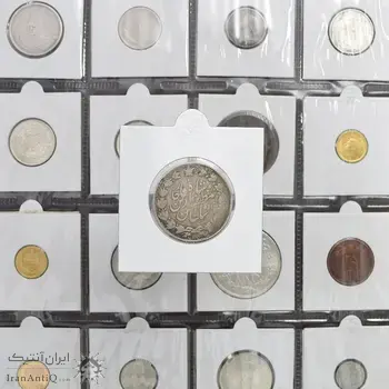 سکه 2000 دینار 1312 (ارور تاریخ 312) خطی - VF20 - مظفرالدین شاه