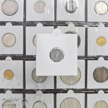 سکه ربعی بدون تاریخ - EF40 - مظفرالدین شاه سکه ربعی بدون تاریخ - EF40 - مظفرالدین شاه