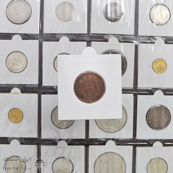 سکه 25 دینار 1314 مس - EF40 - رضا شاه