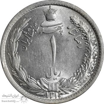 سکه 1 ریال 1313 (چرخش 85 درجه) - MS63 - رضا شاه سکه 1 ریال 1313 (چرخش 85 درجه) - MS63 - رضا شاه