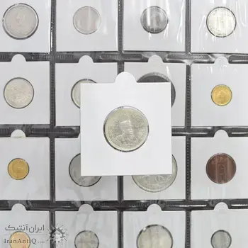 سکه 1000 دینار 1308 تصویری - MS63 - رضا شاه