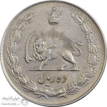 سکه 10 ریال 1343 (ضخیم) - EF40 - محمد رضا شاه