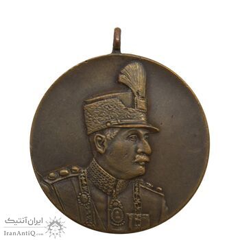 مدال یادگار تاجگذاری 1305 - EF - رضا شاه