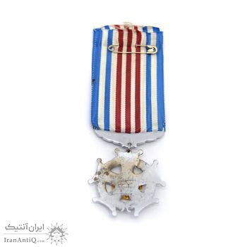 نشان برنز خدمت شهربانی (ضرب ایران) - AU - محمد رضا شاه