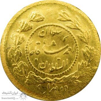 سکه طلا 2000 دینار تصویری 1341/31 (سورشارژ تاریخ) - MS64 - احمد شاه