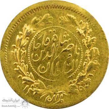 سکه طلا 2000 دینار 1297 - MS62 - ناصرالدین شاه