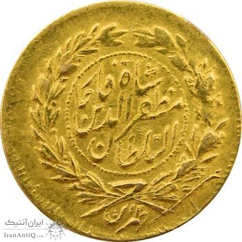 سکه طلا 2000 دینار تصویری (بدون تاریخ) - MS62 - مظفرالدین شاه