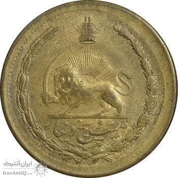 سکه 25 دینار 1329 - مکرر پشت سکه - MS60 - محمد رضا شاه سکه 25 دینار 1329 - مکرر پشت سکه - MS60 - محمد رضا شاه