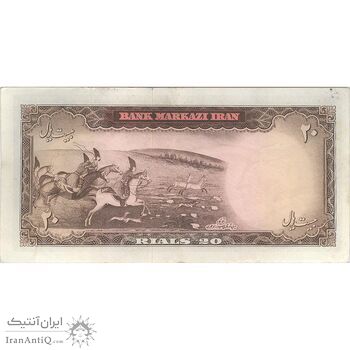 اسکناس 20 ریال (بهنیا - سمیعی) - تک - EF40 - محمد رضا شاه اسکناس 20 ریال (بهنیا - سمیعی) - تک - EF40 - محمد رضا شاه