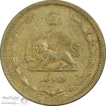 سکه 10 دینار 1320 برنز - EF40 - رضا شاه سکه 10 دینار 1320 برنز - EF40 - رضا شاه