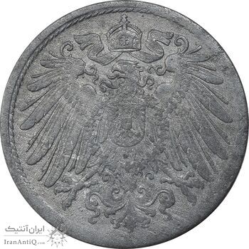 سکه 10 فینیگ 1919 ویلهلم دوم - EF40 - آلمان