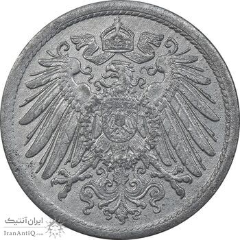 سکه 10 فینیگ 1921 ویلهلم دوم - EF - آلمان