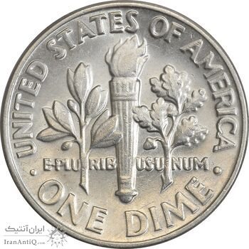 سکه 1 دایم 1983D روزولت - MS62 - آمریکا سکه 1 دایم 1983D روزولت - MS62 - آمریکا