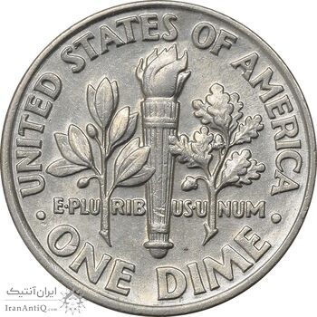 سکه 1 دایم 1996D روزولت - MS61 - آمریکا