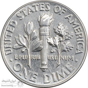 سکه 1 دایم 2017D روزولت - MS62 - آمریکا