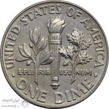 سکه 1 دایم 2017D روزولت - MS63 - آمریکا