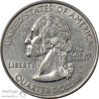 سکه کوارتر دلار 2000D ایالتی (نیوهمشایر) - MS61 - آمریکا