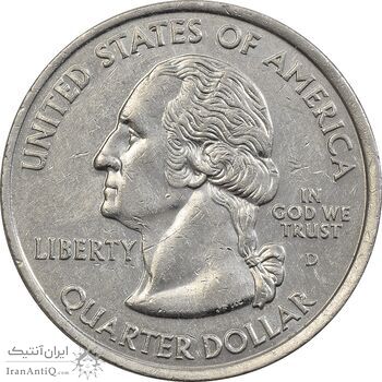 سکه کوارتر دلار 2001D ایالتی (کارولینای شمالی) - MS61 - آمریکا