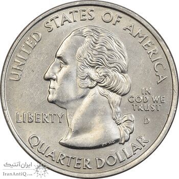 سکه کوارتر دلار 2005D ایالتی (ویرجینیای غربی) - MS61 - آمریکا