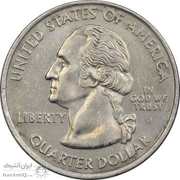 سکه کوارتر دلار 2006D ایالتی (داکوتای شمالی) - MS61 - آمریکا