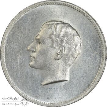 مدال نقره منشور کوروش بزرگ 1350 - MS62 - محمد رضا شاه